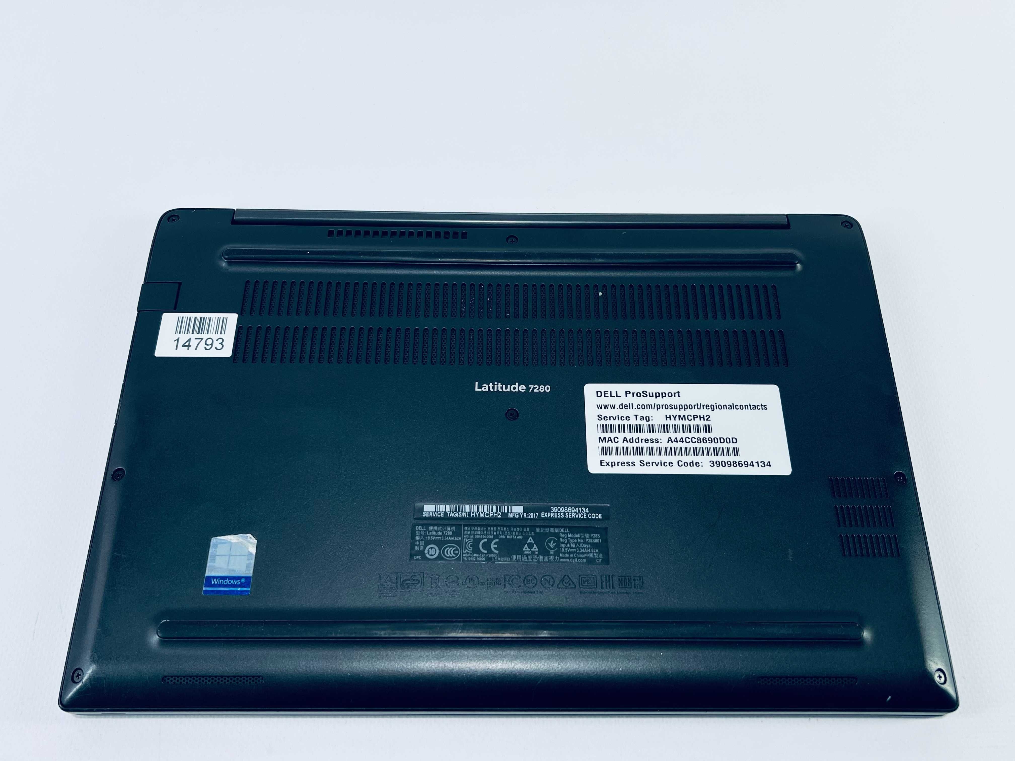 Ноутбук Dell Latitude 7280, i7-6600U, 16 gb, 256 gb, 12.5 IPS Full