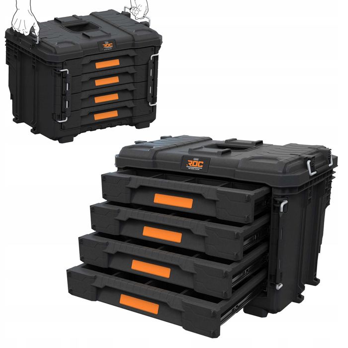 Keter ROC Pro Gear 2.0 XL з 4 шухлядами