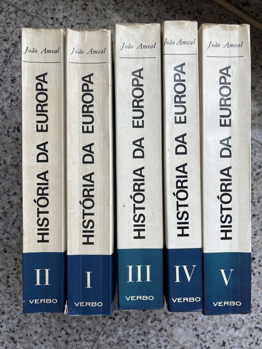Conjunto de 5 volumes - Historia da Europa