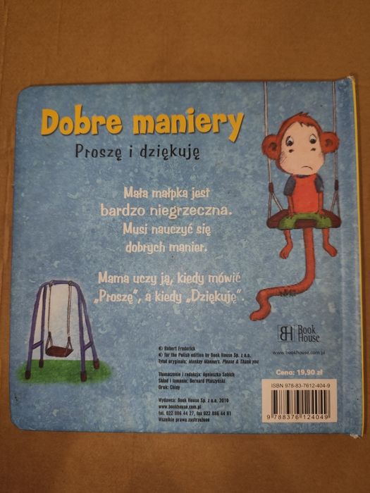 Dobre maniery, Proszę i dziękuję - książka dla dzieci