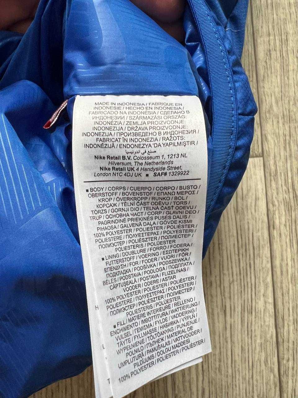 ОРИГІНАЛ! Жилетка Nike NSW Club Primaloft Blue S M L | FB7373-480
