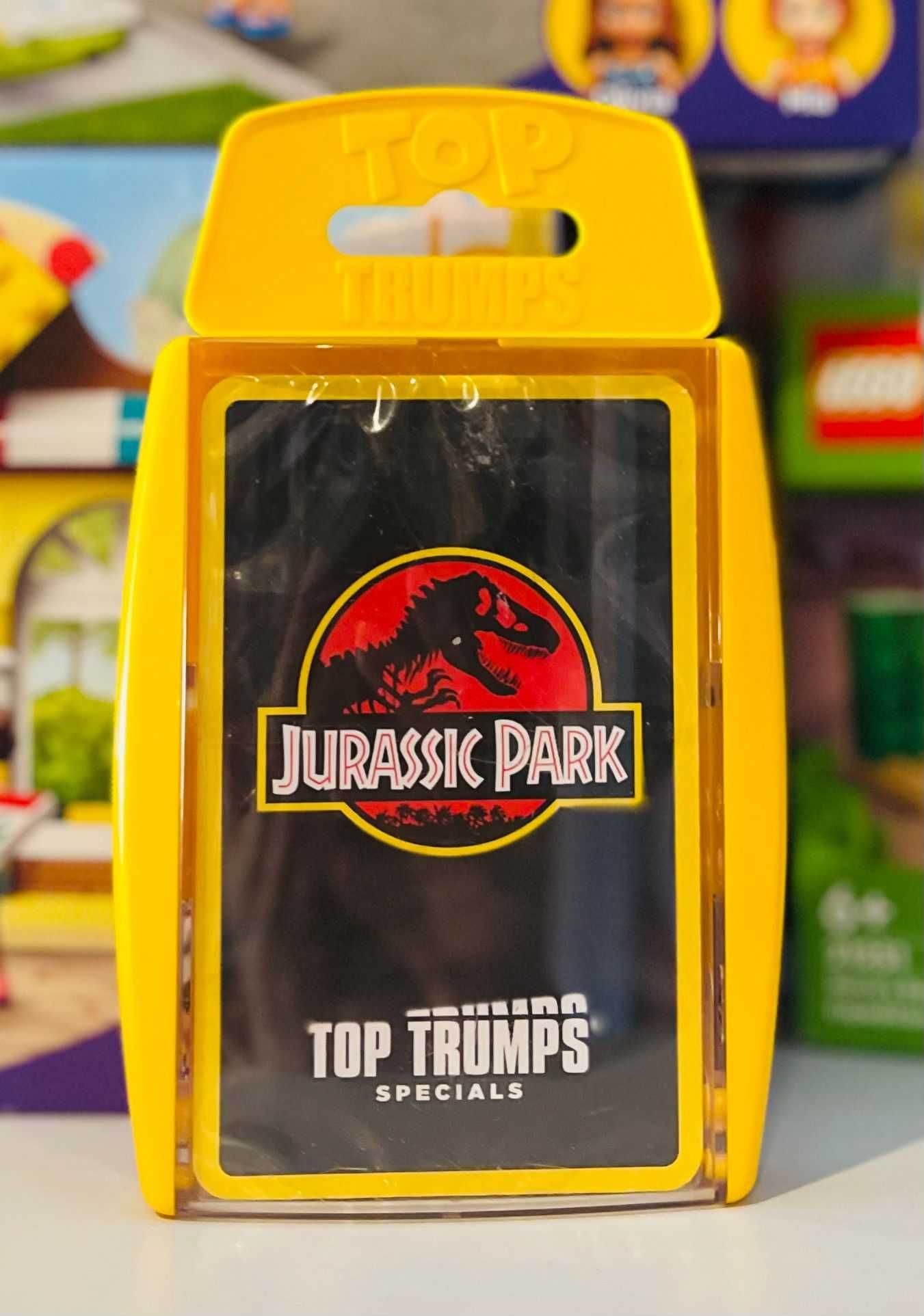 Karty JURASSIC PARK TOP TRUMPS Specials Park Jurajski Nowe Poznań