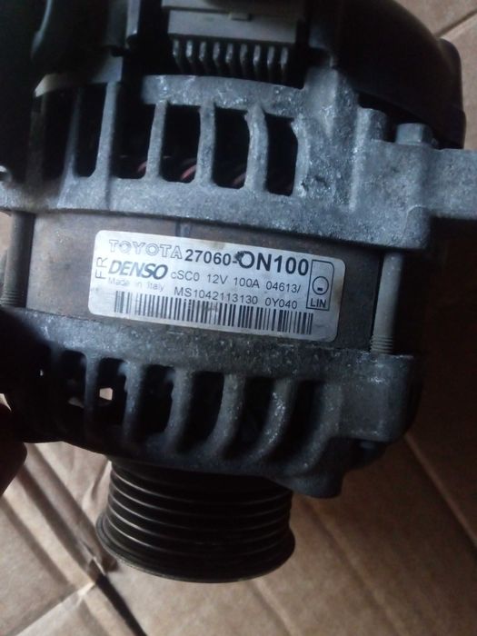 toyota AURIS II 13-18 alternator 1,4 d-4d 90 km