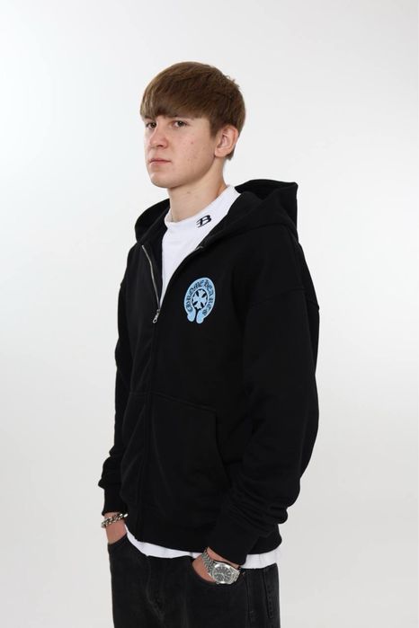 кофта chrome hearts blue