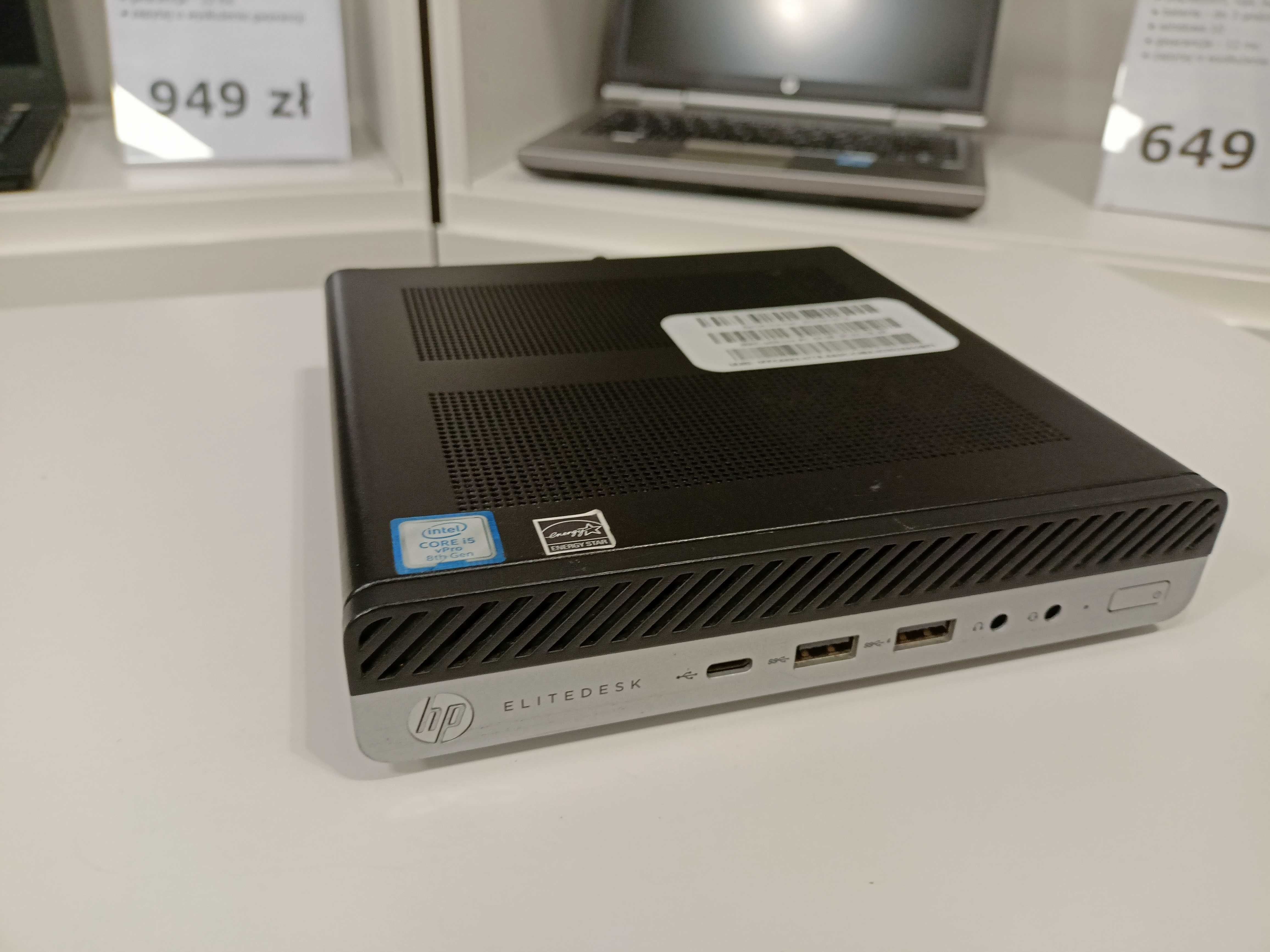 HP EliteDesk 800 G3 Mini PC i5-7500u 256gb 8gb Win11 GW12 RATY0% FV23