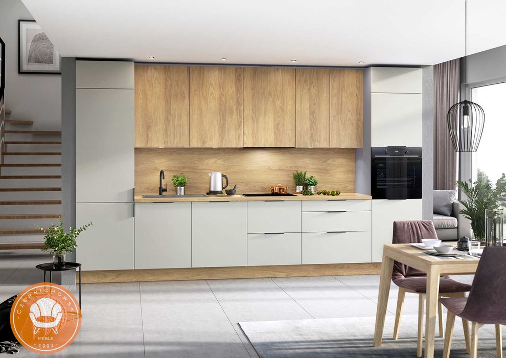 Meble kuchenne LINEA złożone w całości szeroki wybór frontów i brył