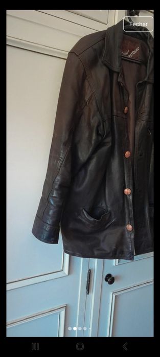 Casaco vintage 100% pele