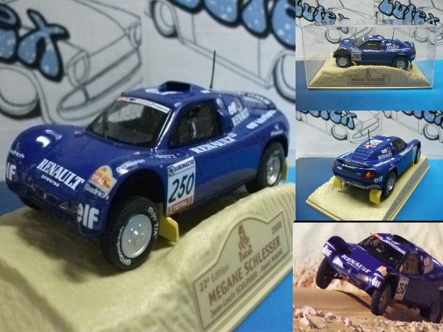 Renault Megane Paris-Dakar-Cairo 2000  colecção Norev 1:43