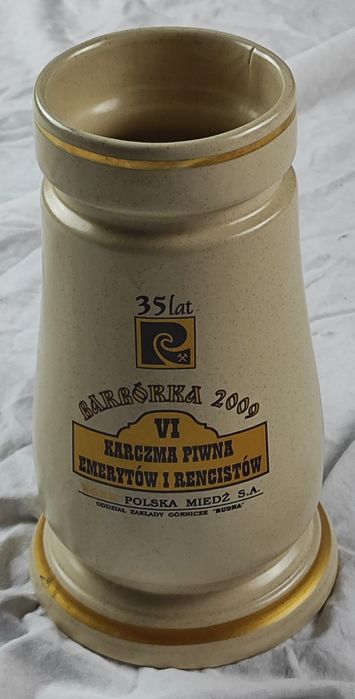 Kufel do piwa  VI karczma emerytów i rencistów 2009 rok kghm
