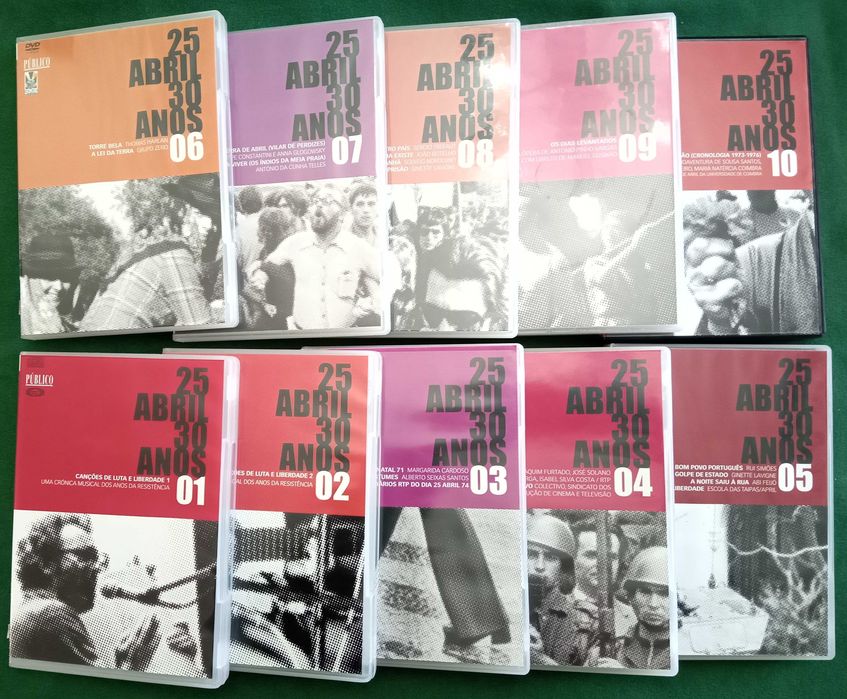 25 de Abril - 30 Anos - Colecção do Jornal Público				- - - - -	11 DVD