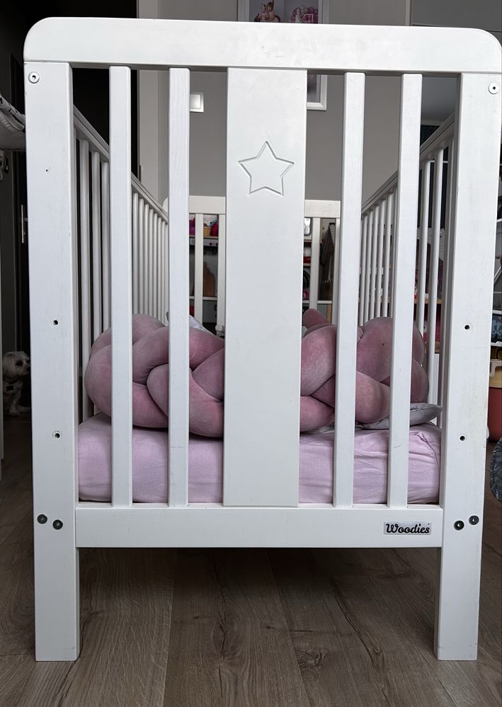 Łóżeczko Woodies Star Cot