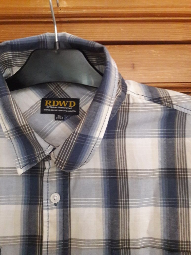 Redwood jak nowa, piękna koszula męska cotton krata r XL i 43/44