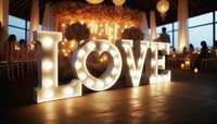 Letras Luminosas para Decoração Eventos, Casamento,Festas,Aniversários