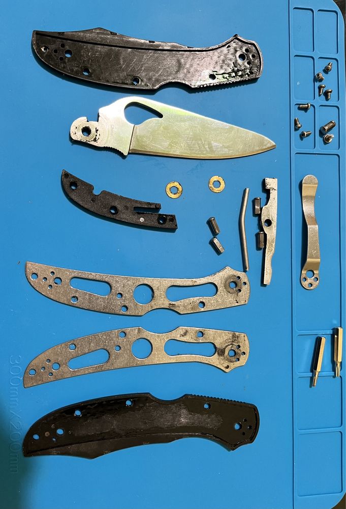 Ремонт складных ножей edc knives