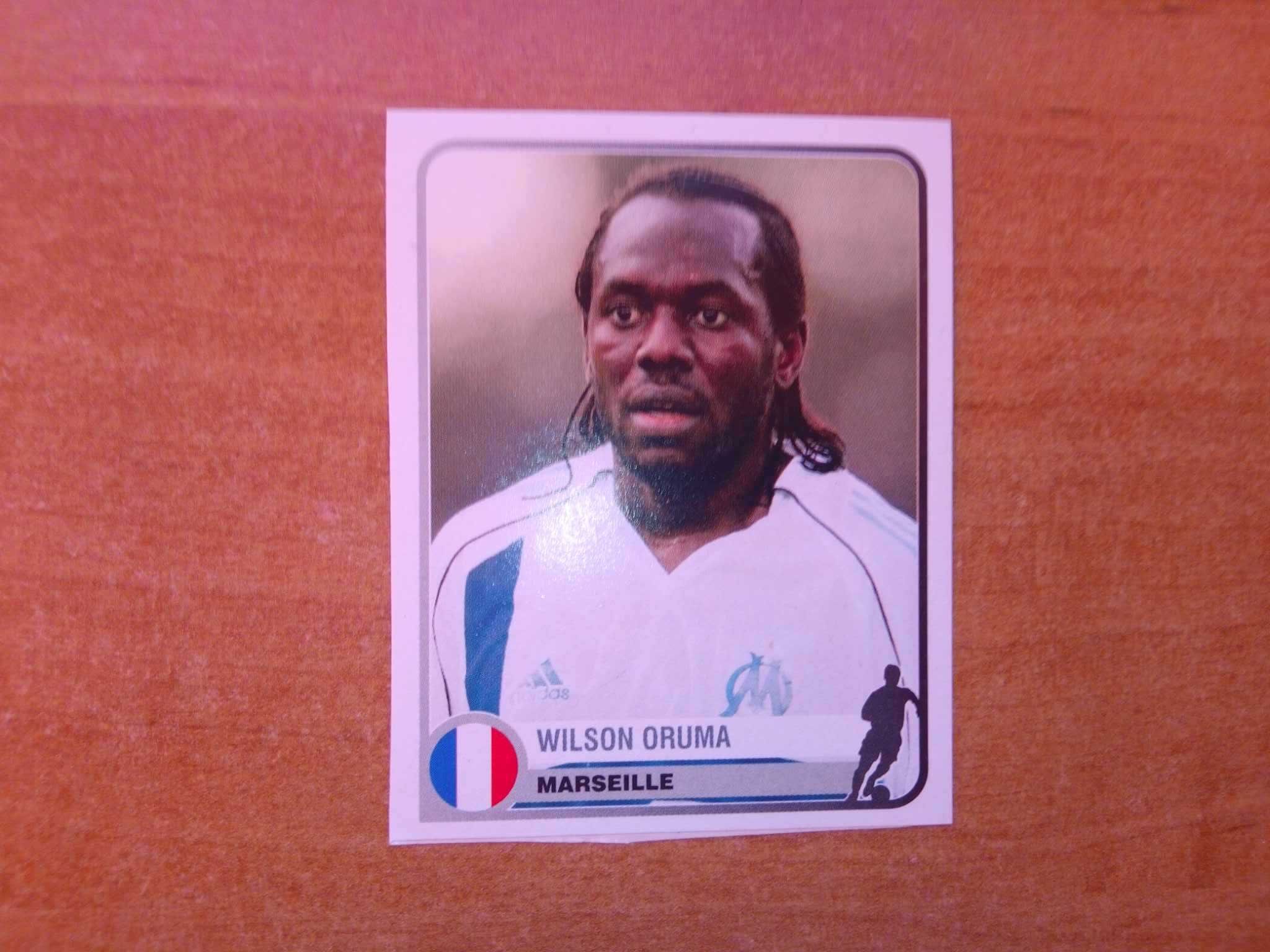 Naklejka Champions of Europe Wilson Oruma Marseille nr 241 Panini 2005