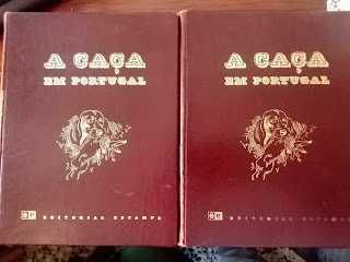 A caça em Portugal 2 volumes (1ª ed.)-Estampa