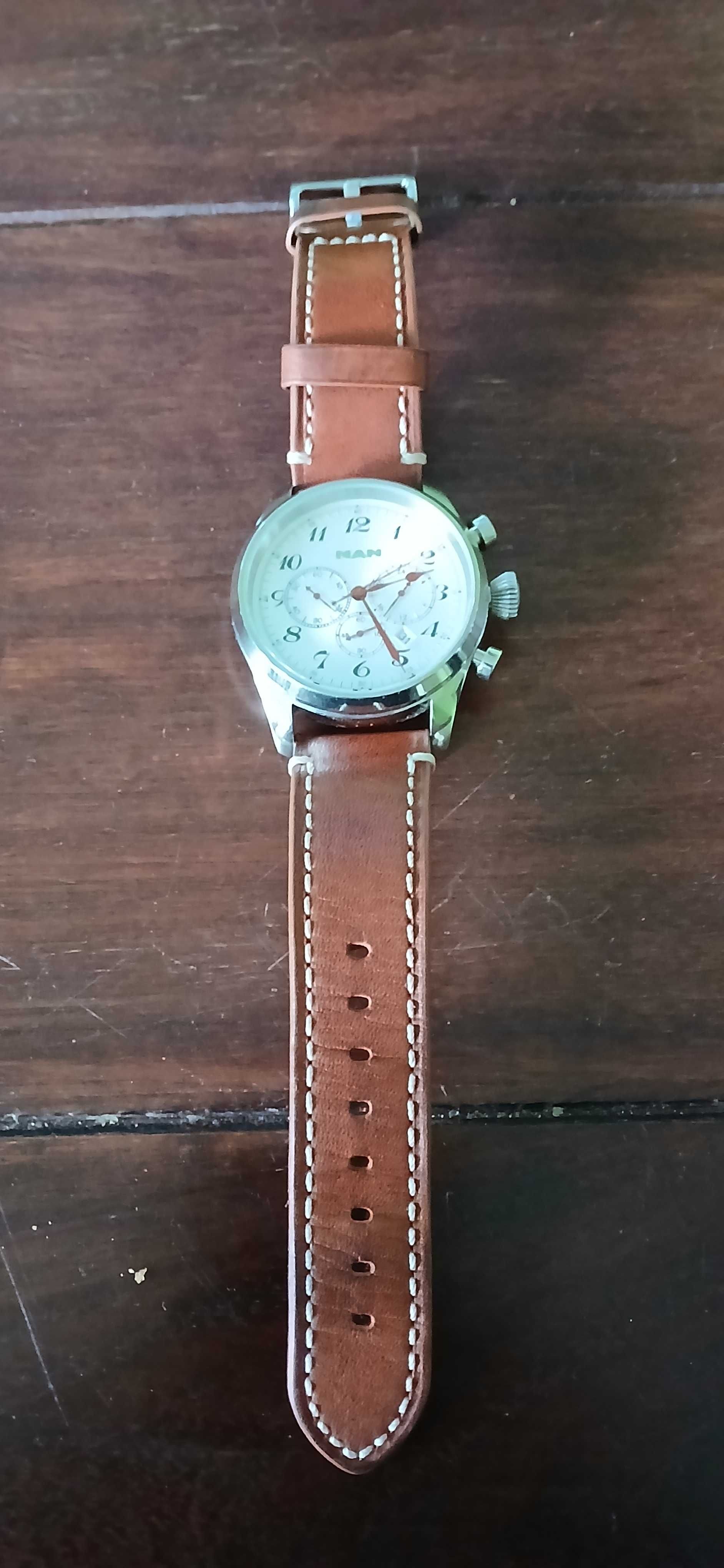 Zegarek chronograf elegancki MAN truck