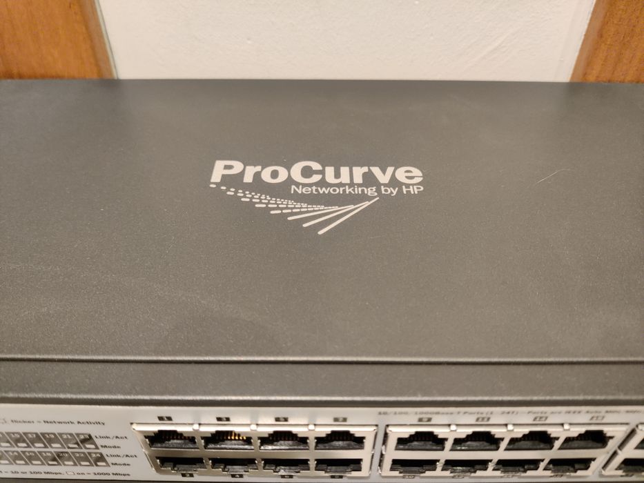 Switch HP ProCurve Networking – 24 Portas – Excelente Estado