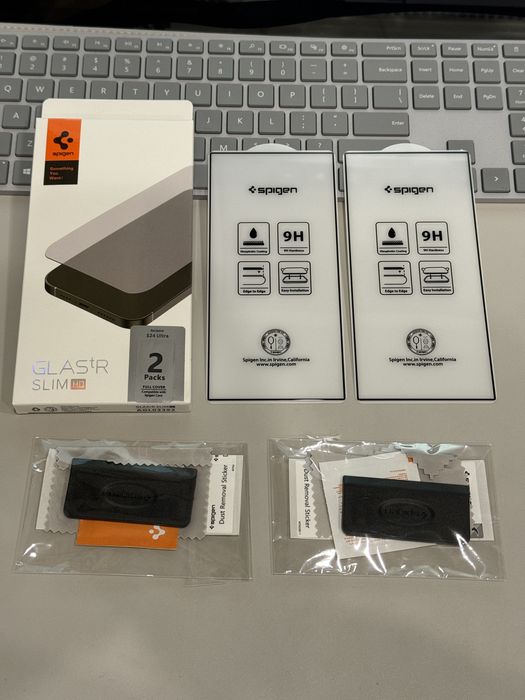 Защитное стекло Spigen для Samsung Galaxy S24 Ultra (2 шт)