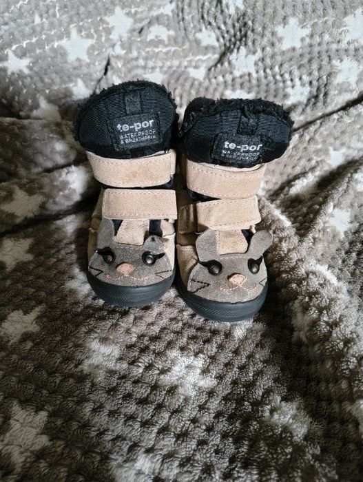 Buty zimowe dziewczęce Mrugała śniegowce ocieplane