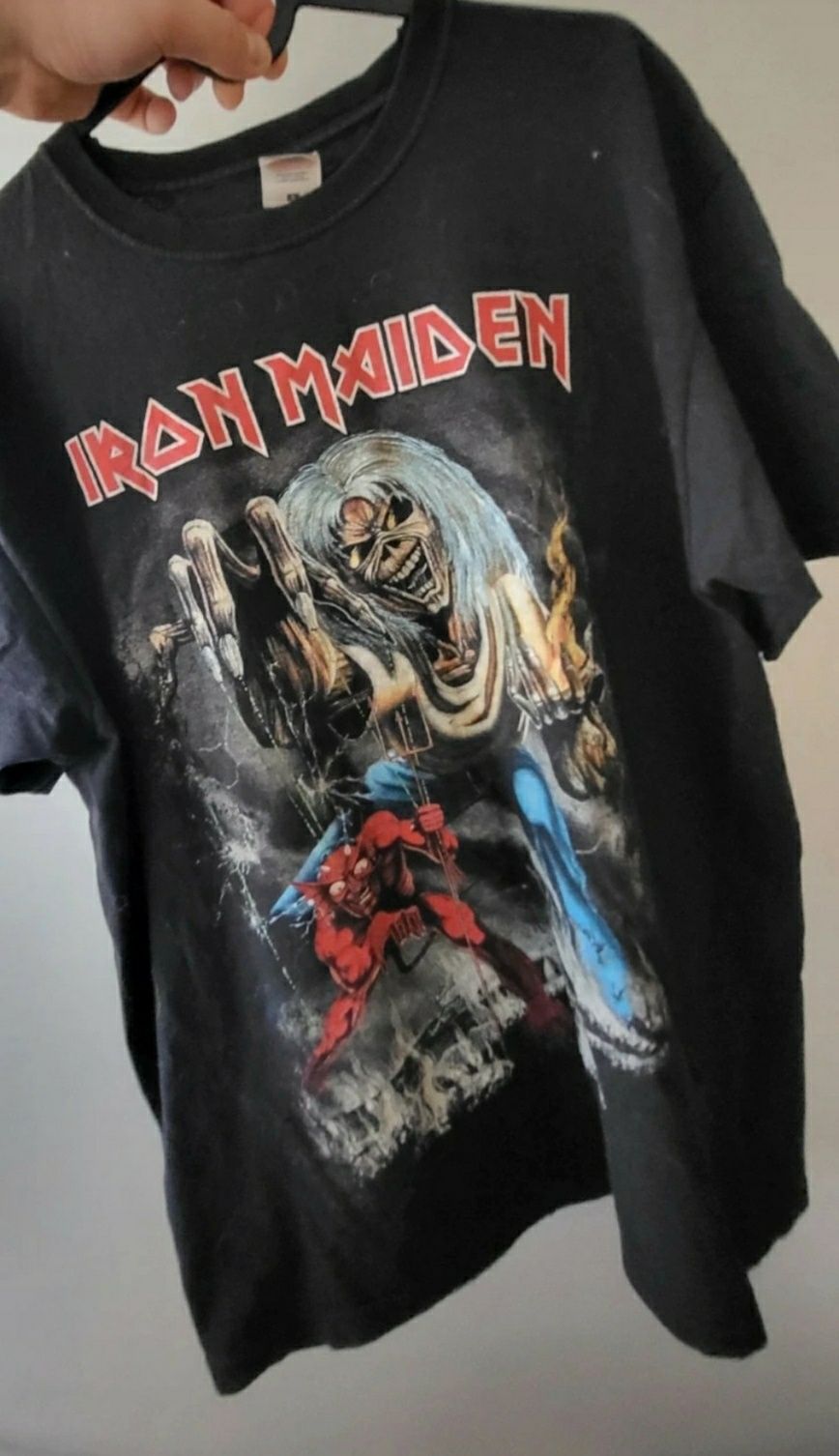 Koszulka Iron Maiden, rozmiar L, metal, t-shirt, obustronny nadruk