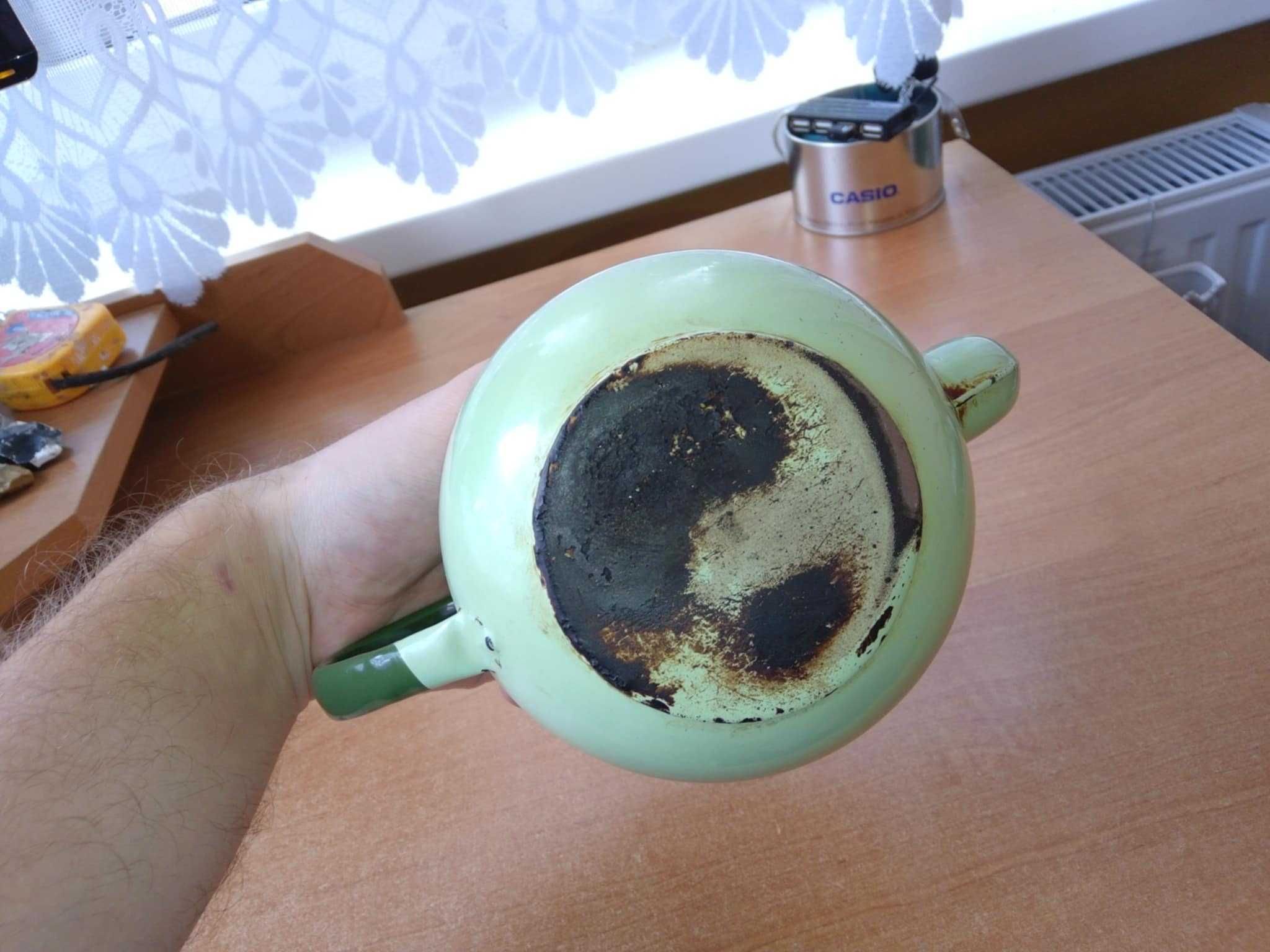 Czajnik emaliowany z pokrywką czajniczek do parzenia herbaty Olkusz