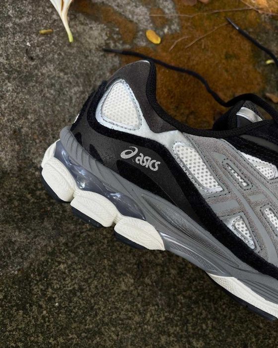 Кроссовки Женские Asics Gel-NYC Black Ivory Grey/Кросівки Жіночі Асікc