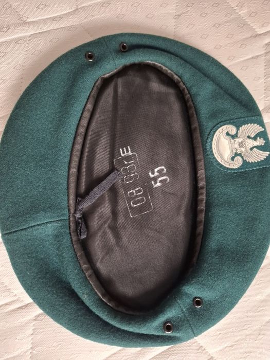 Beret Zielony MON Rozmiar 55.