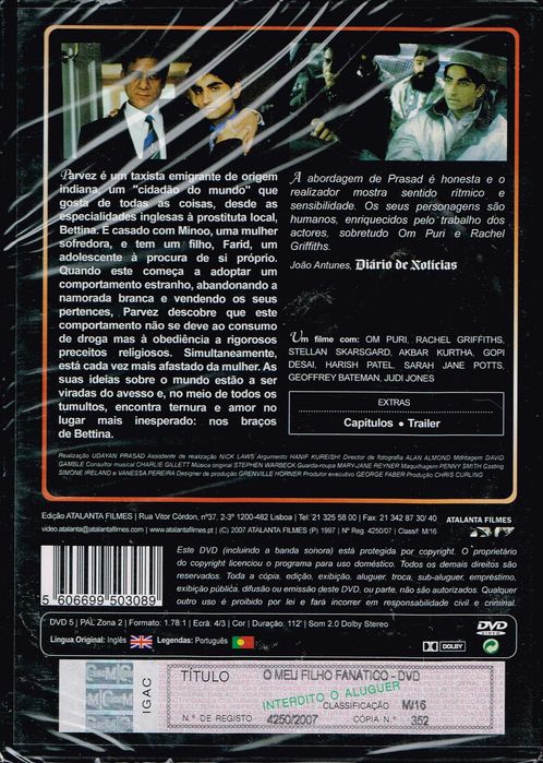 Filme em DVD: O Meu Filho Fanático - NOVO! SELADO!