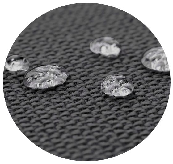 Poduszka ogrodowa 180x60x50 cm + 2 poduszki na ławkę huśtawkę czarna