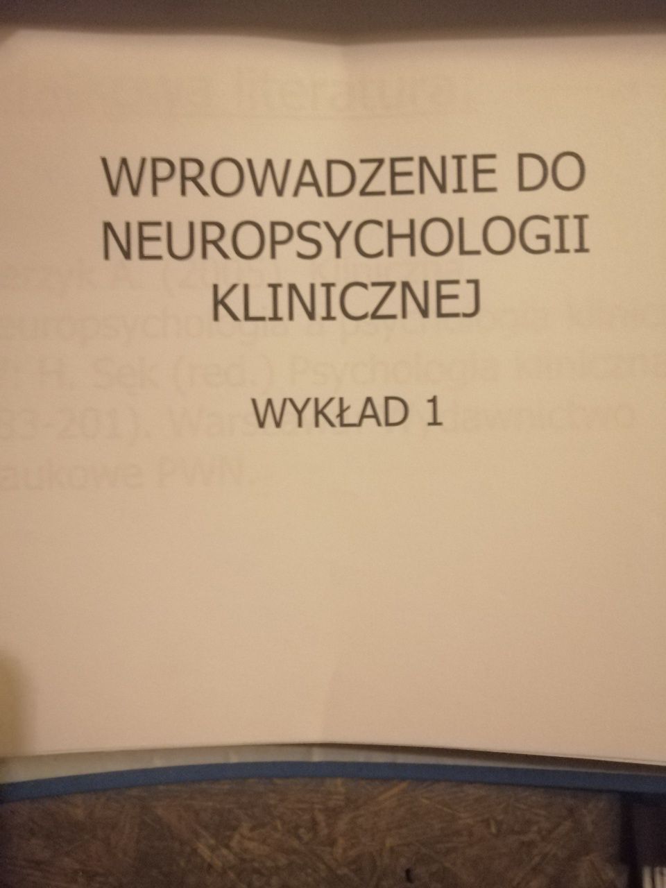 Skrypty, notatki, materiały studia Psychologia SWPS