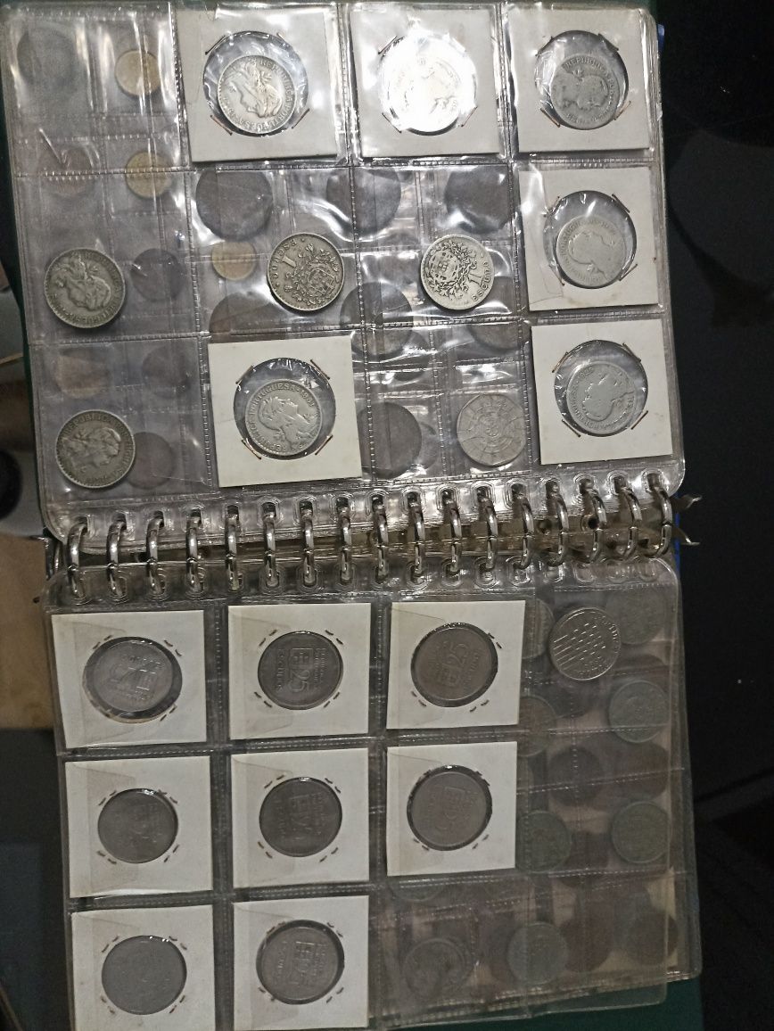 Moedas coleção várias