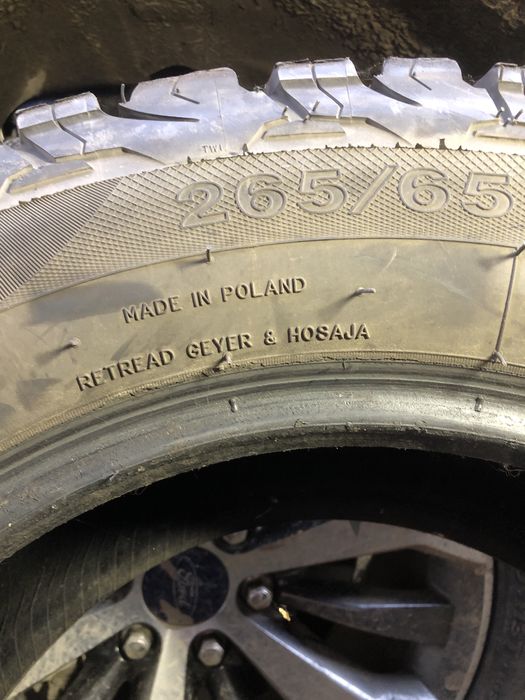 Шини б/у, для бездоріжжя.