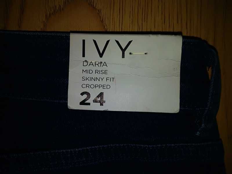 Nowe jeansy IVY Copenhagen model w24 XS 34 rurki skinny slim