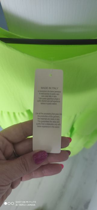 Sukienka nowa z metką zielony neon