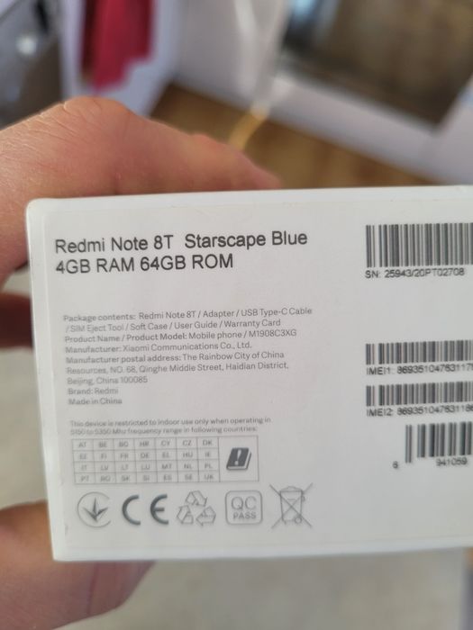 Telefon Redmi Note 8T Stan bdb szkło zabezpieczające