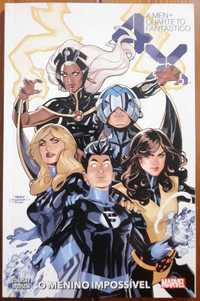 Livro - X-Men + Quarteto Fantástico - O Menino Impossível