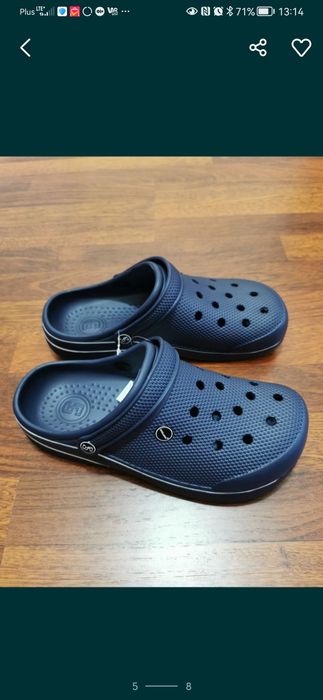 Klapki Męskie Typu Kroksy Lekkie Wygodne