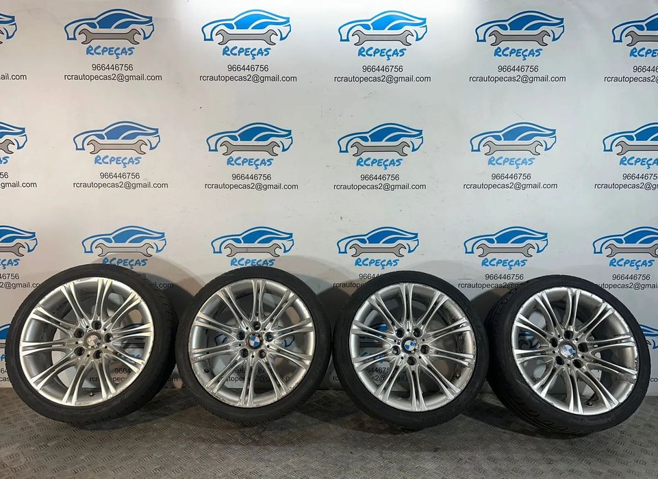 .Conjunto Jantes 18 Originais Pack M Style 135 BMW Serie 5 E60 Carro E61 Carrinha 8J ET20 5x120 7 905 320