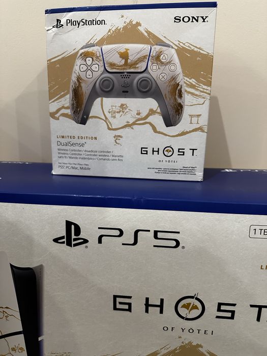 PlayStation 5 Edição Limitada Gold Ghost Of Yotei + Comando DualSense