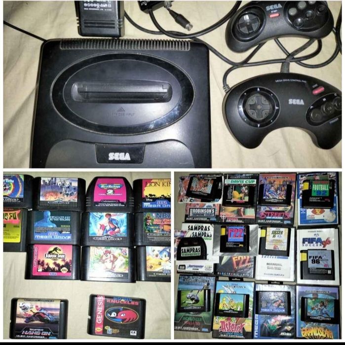 Set consola mega deive + jogos
