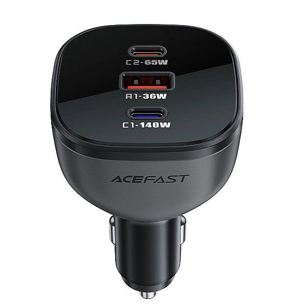 Ładowarka Acefast B14 samochodowa 165w 2x Usb-c 1x Usb-a - czarna