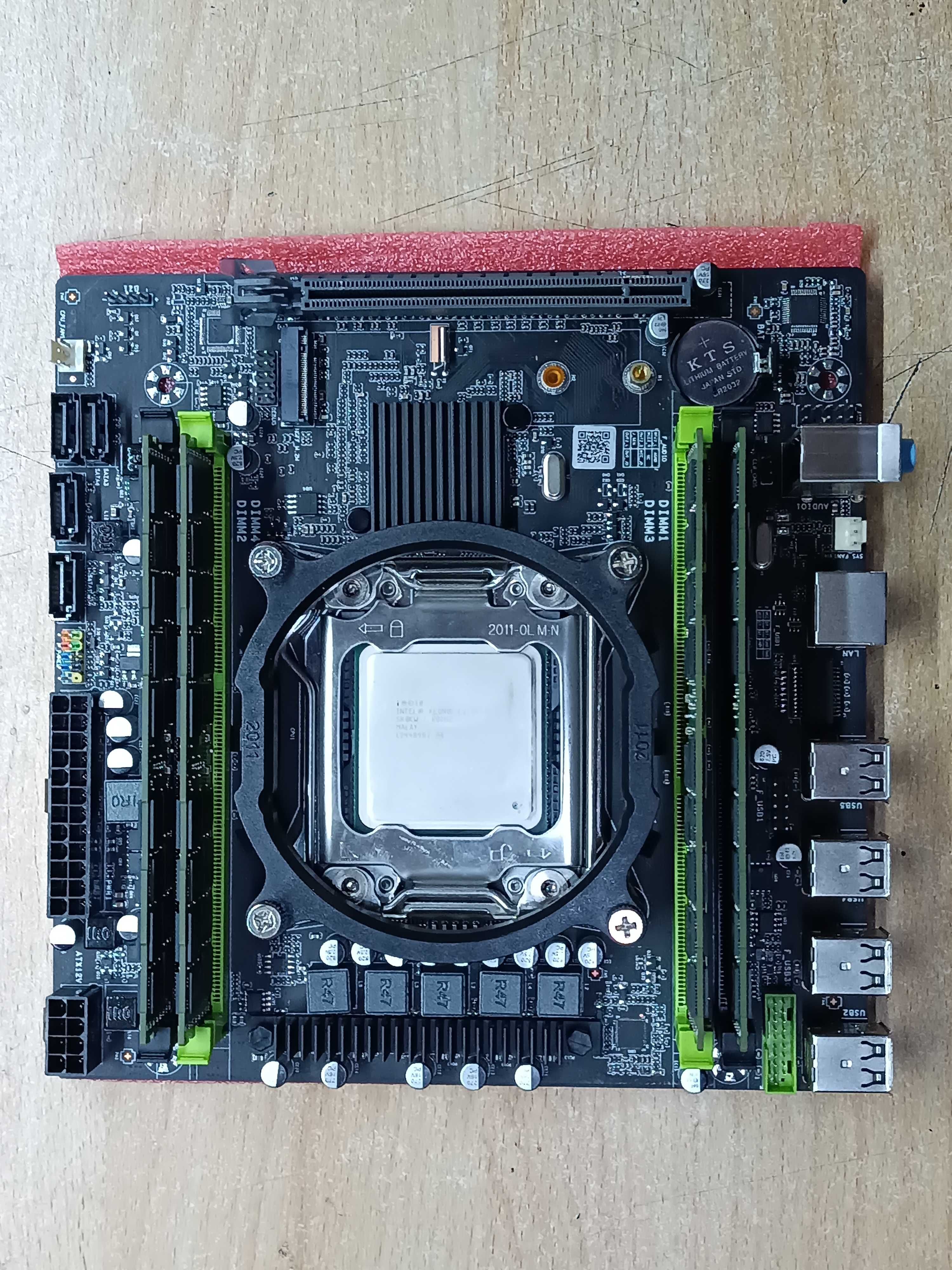 Комплект - мат.плата X79+проц E5 2620+озу 64Gb (4x16)