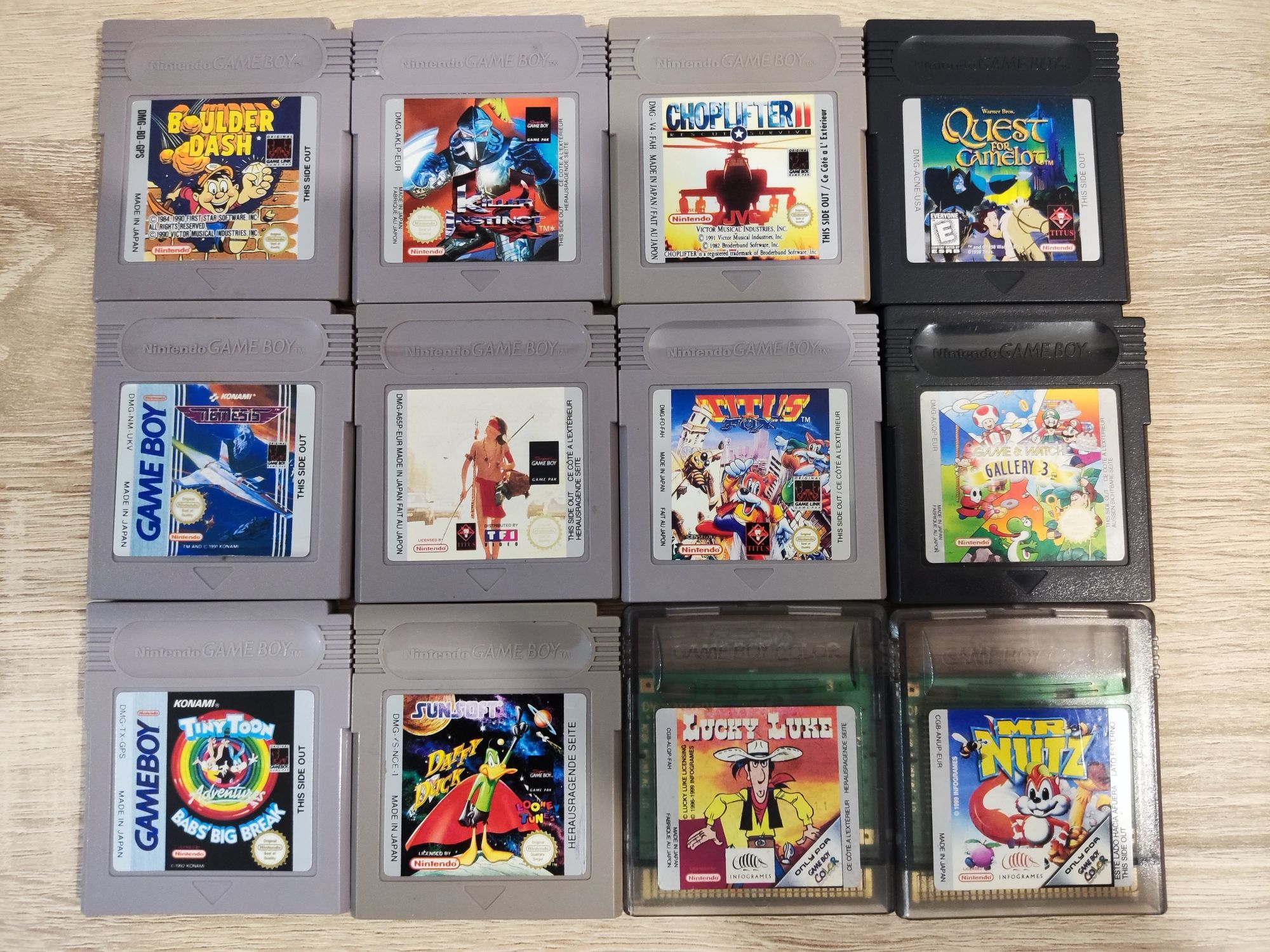Jogos game Boy em bom estado