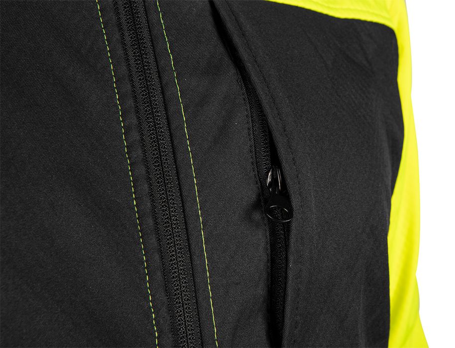 Kurtka robocza ostrzegawcza Softshell, żółta, rozmiar XXL