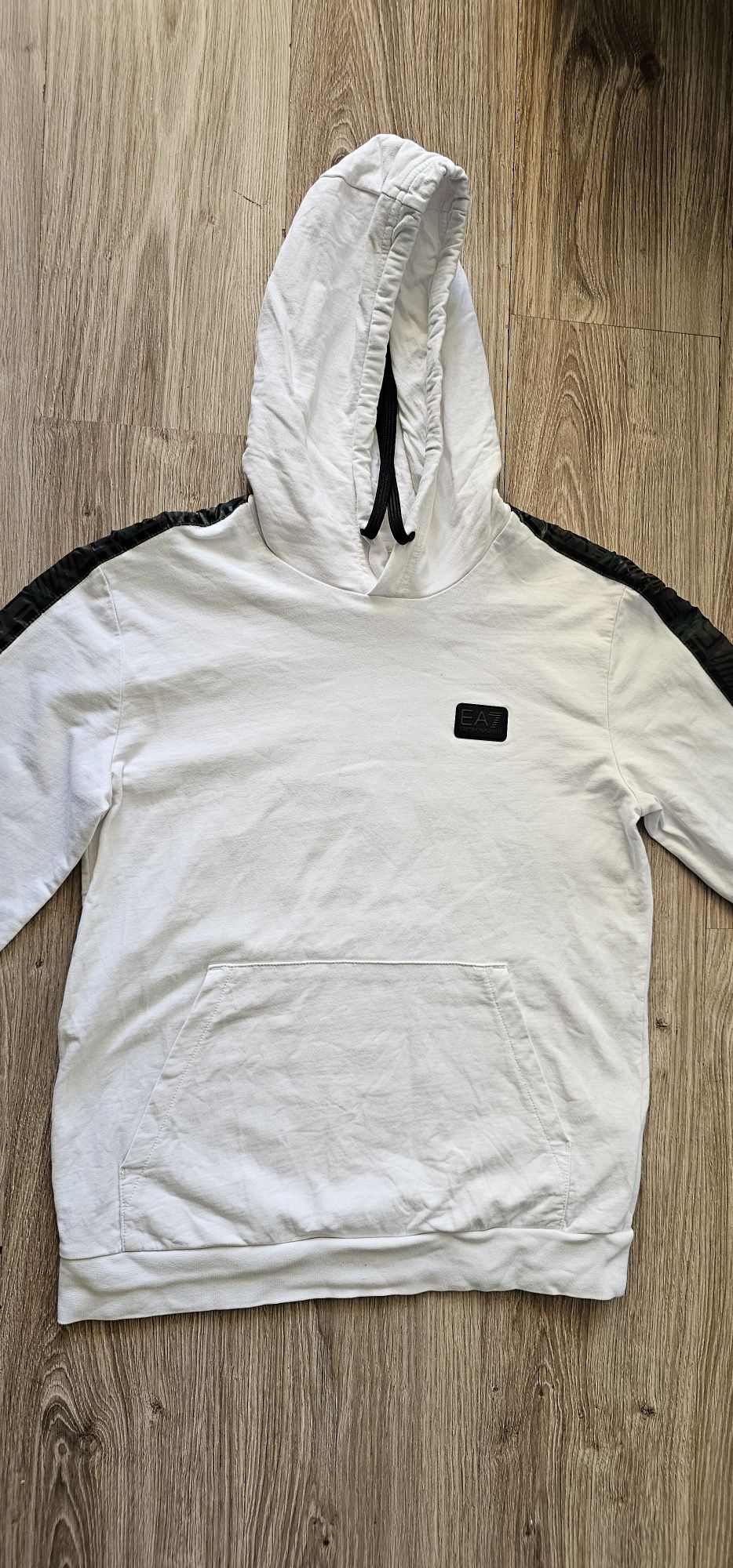 EA7 Emporio Armani bluza męska z kapturem rozmiar S/M wymiary na foto
