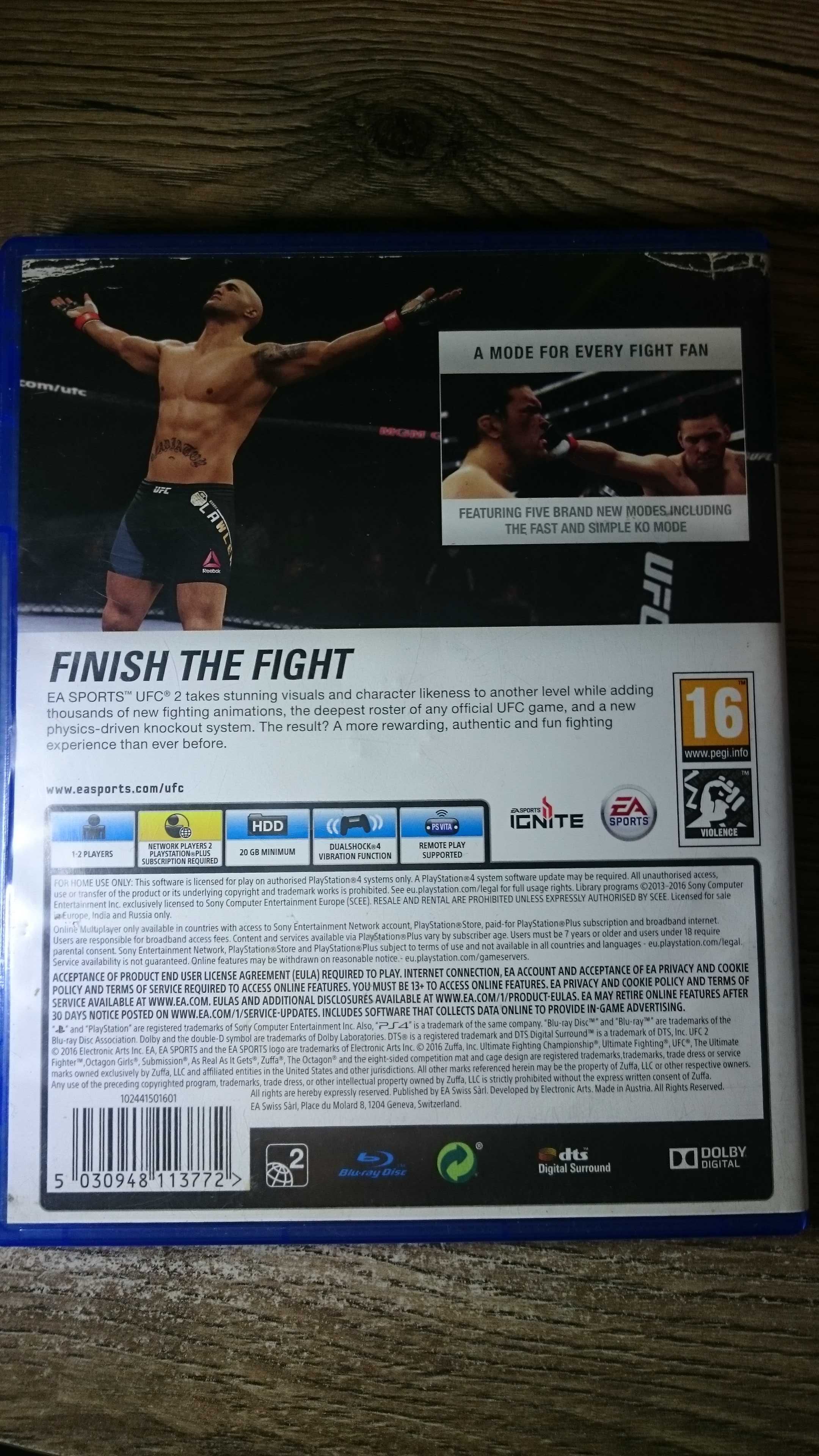 Ufc 2 ps4 playstation 4 fifa mortal tekken lego mma ps5 dragon ball