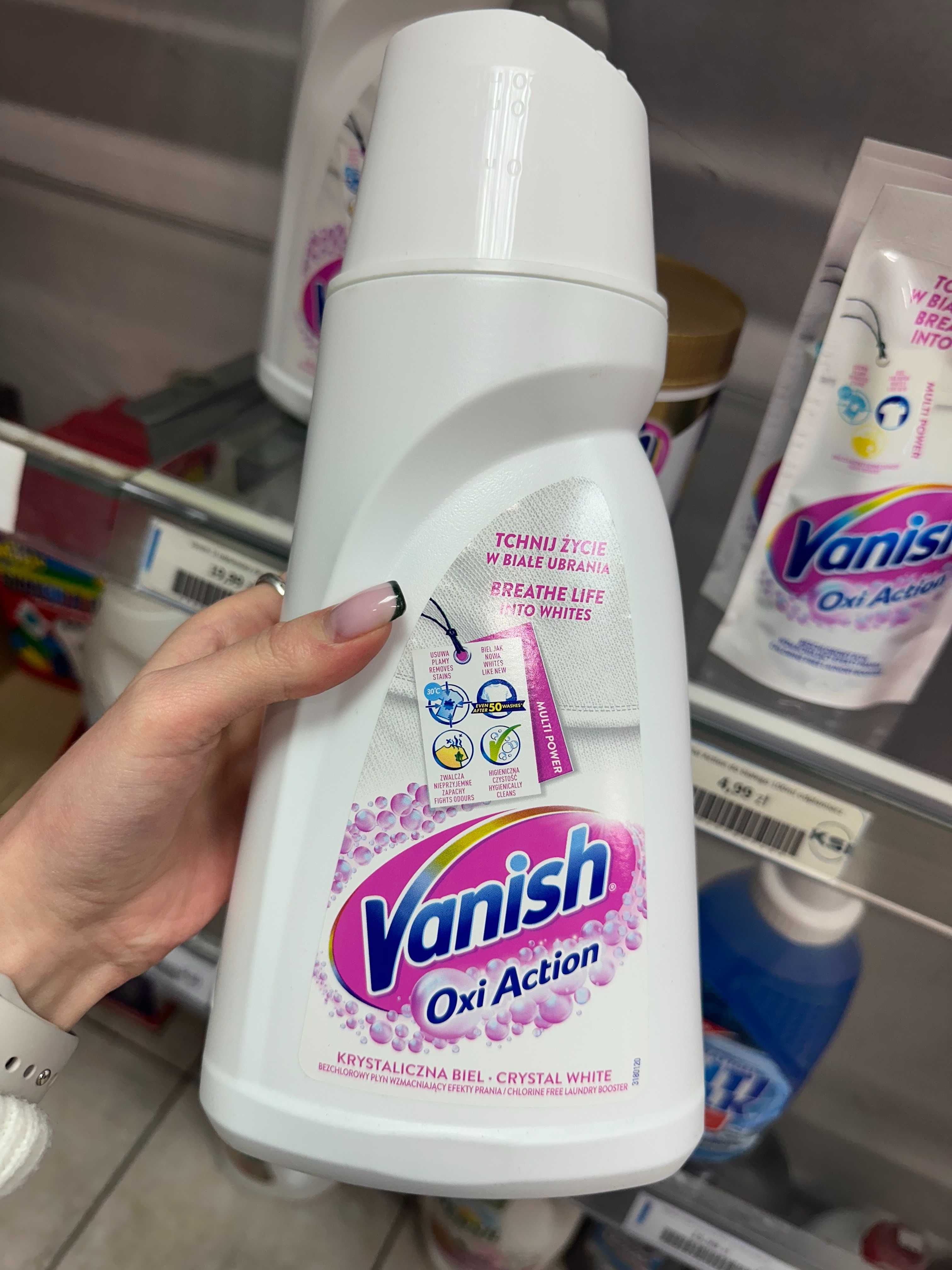 Vanish Oxi Action White odplamiacz do białych tkanin