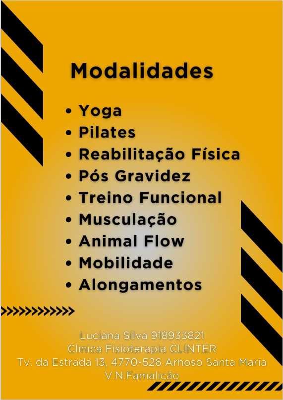 Personal Trainer, Professora de Yoga e Pilates