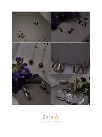 Нові сережки Zara